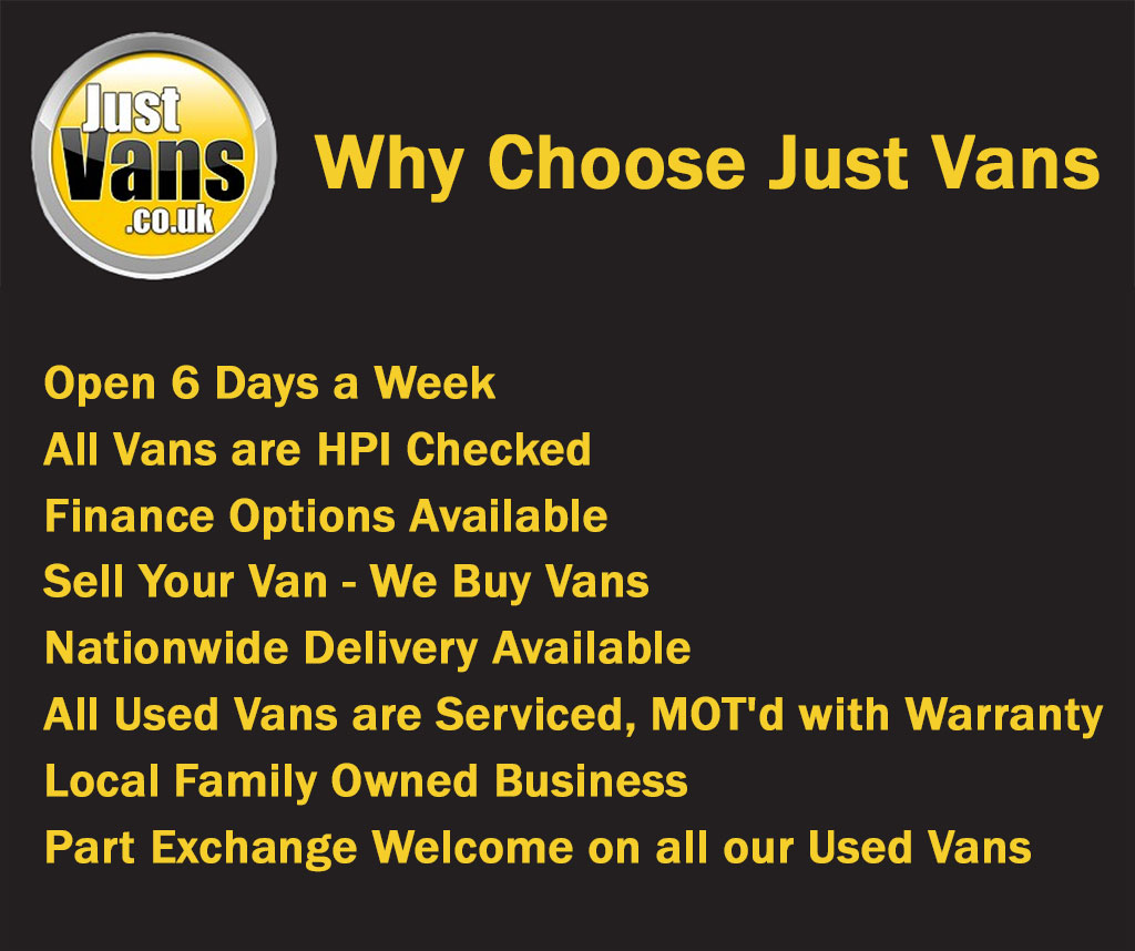 Welcome To Just Vans Ltd